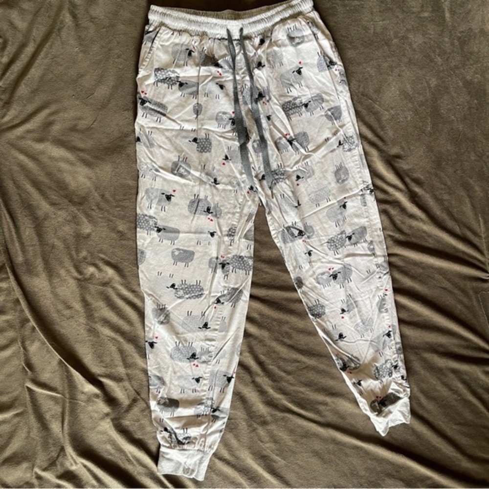 4 for 16$ Secret Treasures Kids Sheep Print Joggers - Gray